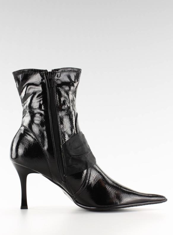 Lakované botičky 3947H-6V Noir černá 2