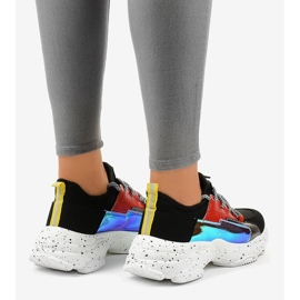 Černé tenisky zdobené HL-03 černý 1