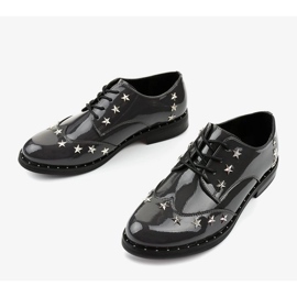 Šedé dámské boty C18-37117 šedá 1