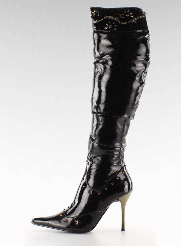 Lakované boty 6882-9V Noir černý 1