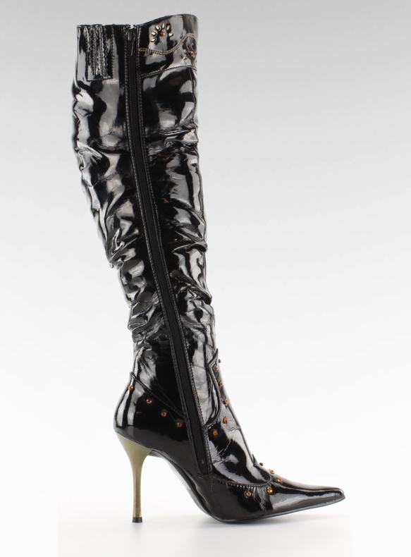 Lakované boty 6882-9V Noir černý 2