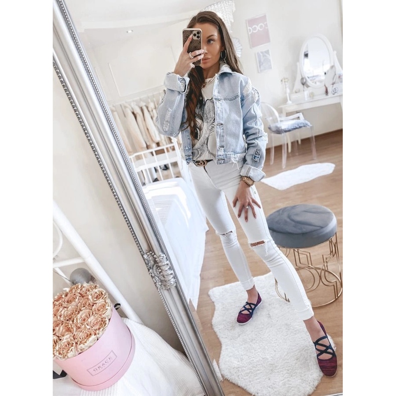 Růžové látkové balerínky LD8E07 námořnická modrá růžový 1