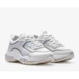 Bílé sportovní tenisky 9796 bílý 2 Bílé sportovní tenisky 9796 bílý 2