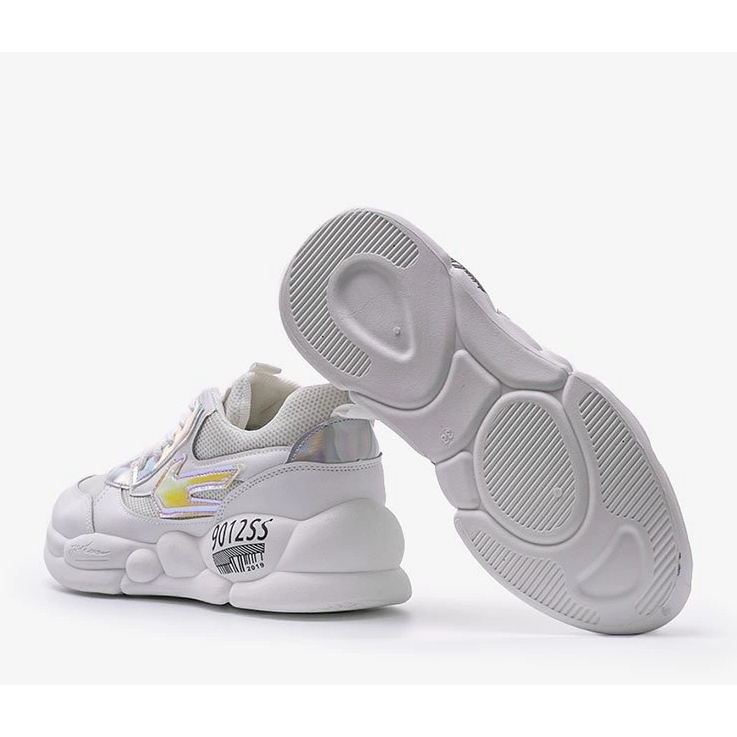 Bílé holo dámské tenisky BO-253 bílý 1