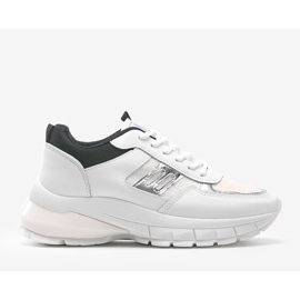 Černé a bílé tenisky Dana bílý černý 1