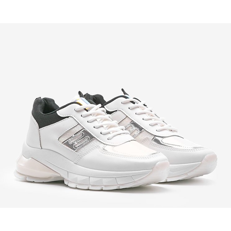 Černé a bílé tenisky Dana bílý černý 2