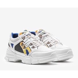 Bílé sportovní tenisky Karla bílý 1