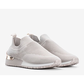 Béžové ponožky od Aja béžový 1