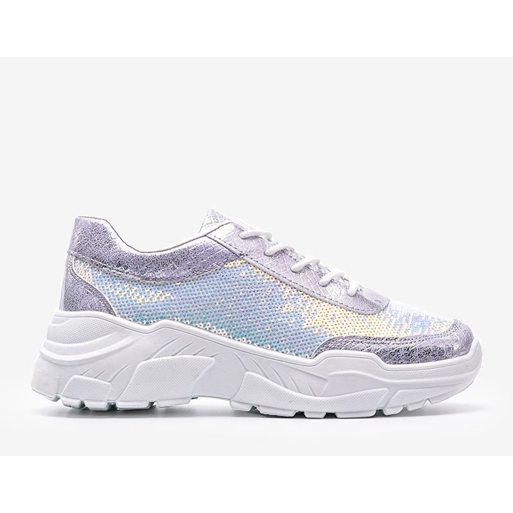 Stříbrná dámská sportovní obuv Carson stříbrný 1