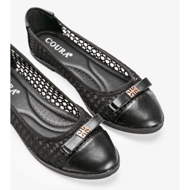 Kaley černé prolamované baleríny černý 1