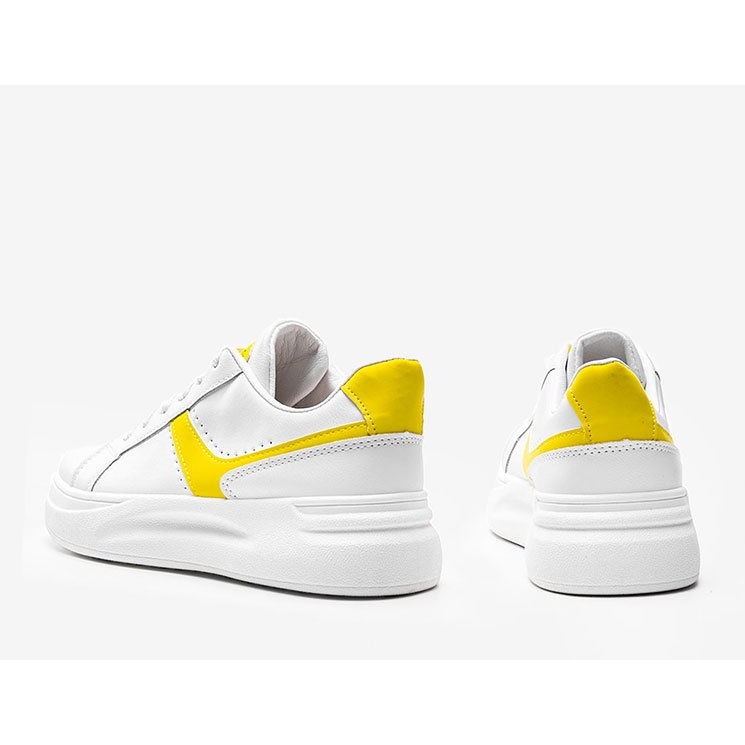 Chunky bílé bretaňské tenisky bílý 1