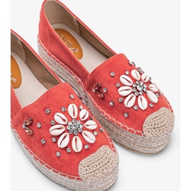 Oranžové espadrilky na robustní podrážce paní Nicki oranžový 1