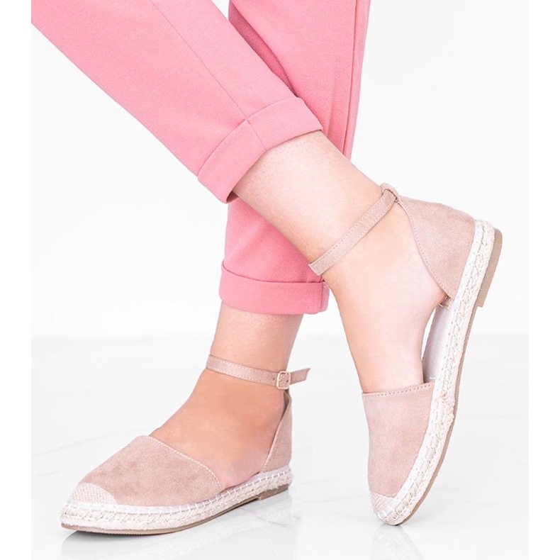 Béžové espadrilky Chloe Star béžový 1