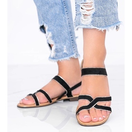 Černé dámské sandály Rosina černá 1