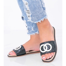 Černé dámské pantofle Ypsy černý 1