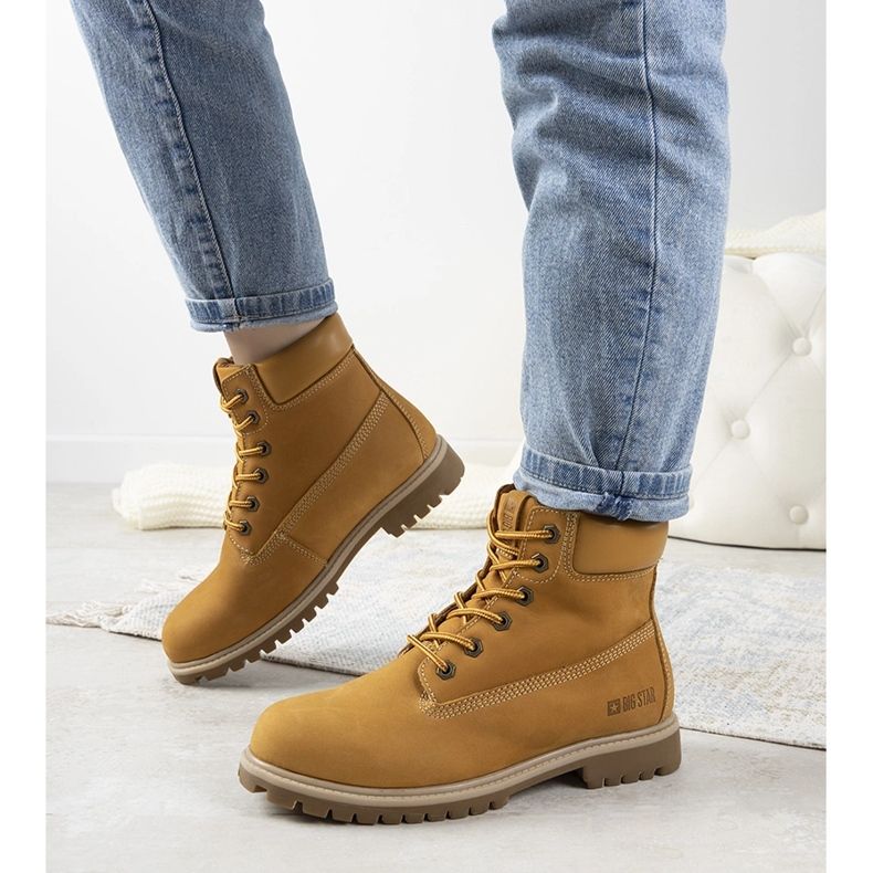 Dámské velbloudí turistické boty Big Star Amitee hnědý 1