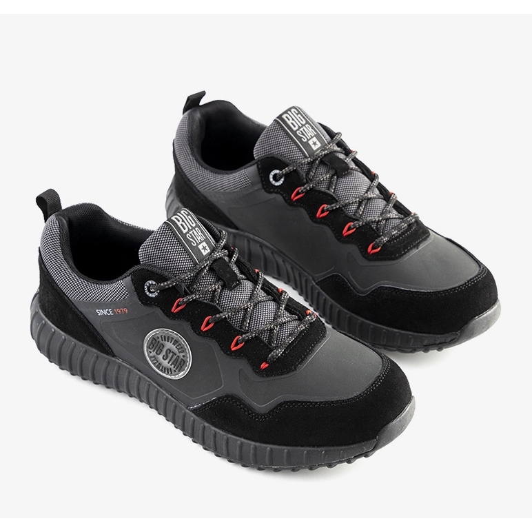 Pánská sportovní obuv Big Star Black Florus černá 1