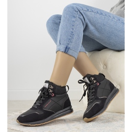 Dámské zimní tenisky Black Cross Jeans Serna černá 1