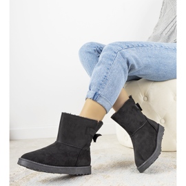 Černé zimní boty pro ženy Cross Jeans Lomeli černý 2