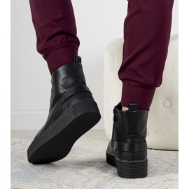 Černé boty na platformě Nazario černý 1