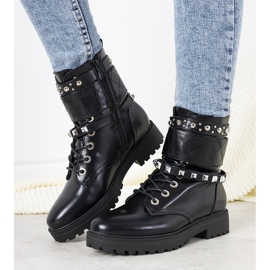 Černé ploché boty Lapierre černý 1