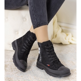 Černé dámské zateplené boty Paladiunio Goris černá 1