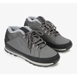 Šedé zateplené pánské sportovní boty Grifar šedá 1 Šedé zateplené pánské sportovní boty Grifar šedá 1