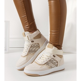 PA1 Dámské béžové tenisky Kansas béžový 1