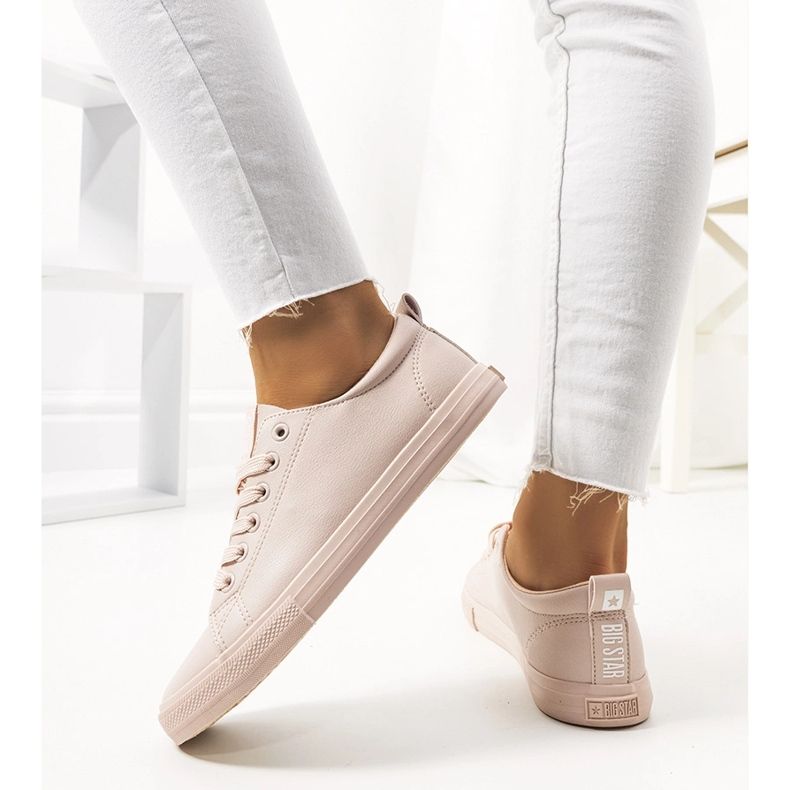 Růžové dámské tenisky Big Star JJ274071 růžový 1