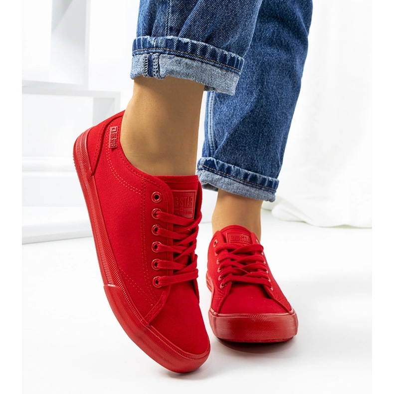 Dámské tenisky Big Star Red JJ274068 červený 1