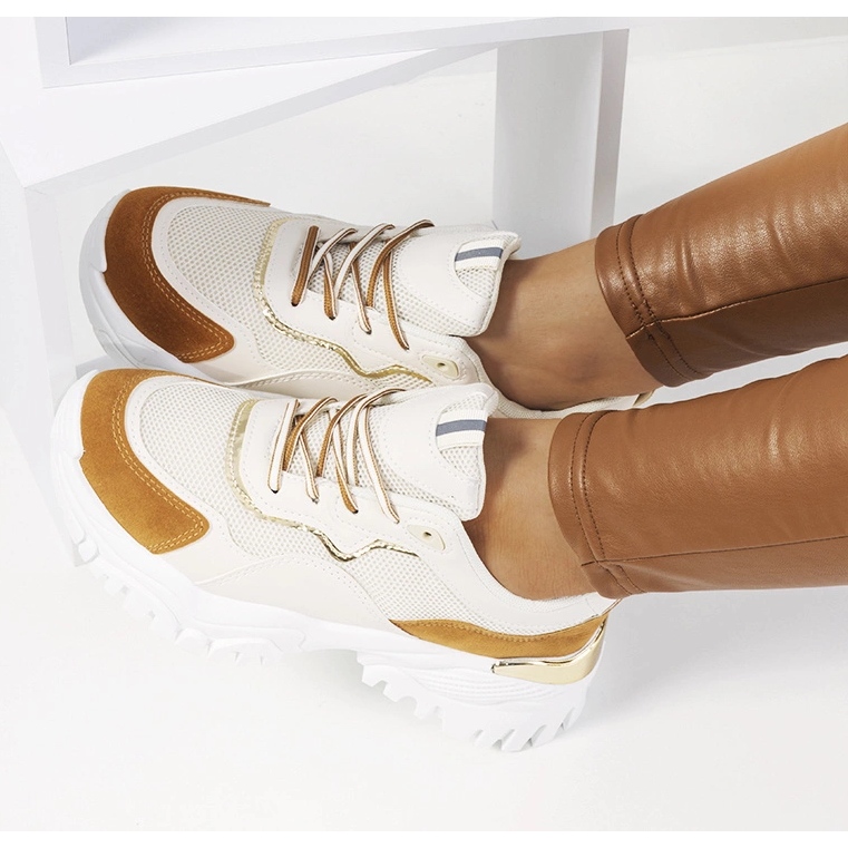 Sportovní boty Osorio béžové béžový 2