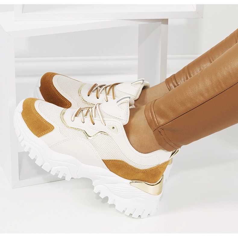 Sportovní boty Osorio béžové béžový 1