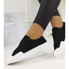 Dámské černé tenisky Rivas černá 2