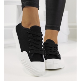 Dámské černé tenisky Rivas černá 1