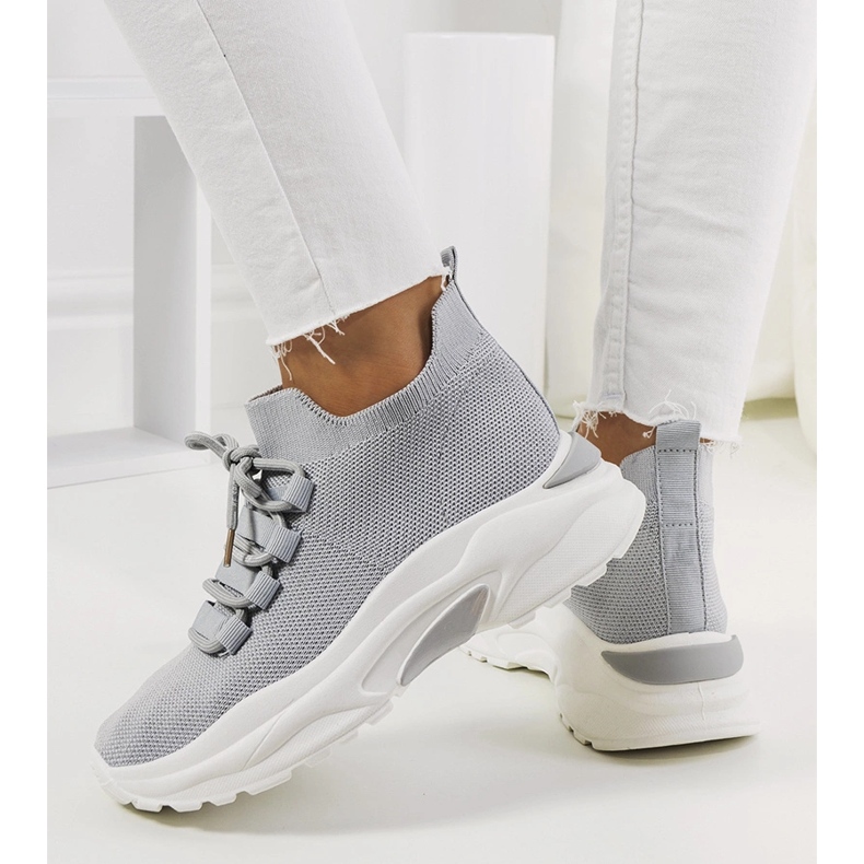 Šedé dámské tenisky Barraza šedá 1