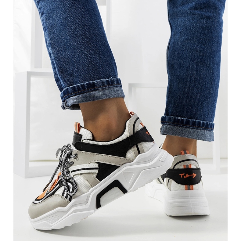 Dámské tenisky Delois šedé barvy černá 1