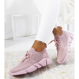 Růžové tenisky Big Star JJ274266 růžový 2