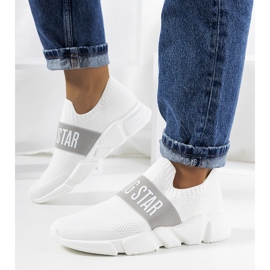 Bílé sportovní boty Big Star JJ274297 bílý 1