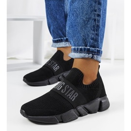 Černá sportovní obuv Big Star JJ274296 1