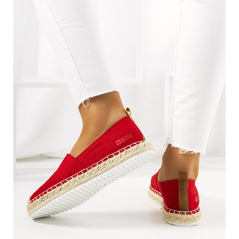 Dámské espadrilky Red Big Star HH274494 červený 1