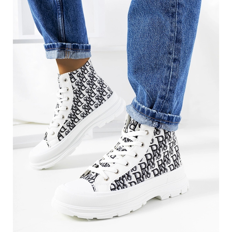 Bílé dámské tenisky Chester bílý 1