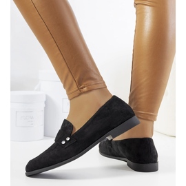 Černé mokasíny Fioretta černý 1