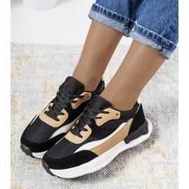 Černé dámské tenisky Pagnotto béžový černá 1