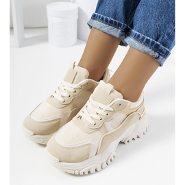 Dámské béžové tenisky Livorno béžový 1