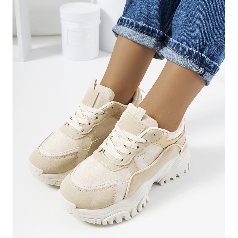 Dámské béžové tenisky Livorno béžový 1