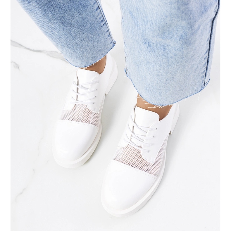 Bílé dámské boty Huard bílý 1