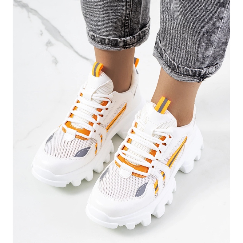 Bílé dámské tenisky Bernier bílý 1