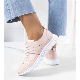 Holografické tenisky Enid Pink růžový 1