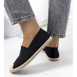 Černé dámské espadrilky od Deana černá 1 Černé dámské espadrilky od Deana černá 1