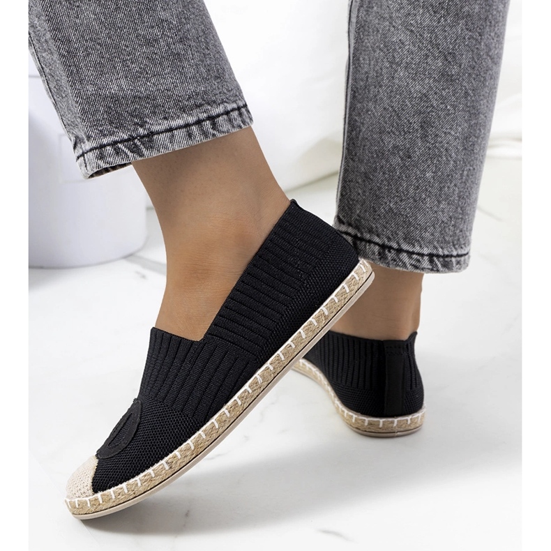 Černé dámské espadrilky od Deana černý 1
